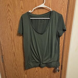 Antonio Melani Front Tie Shirt Medium Women's